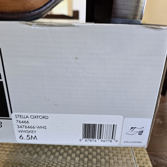 NWT FRYE Stella Oxford Leather Heeled Shoes 6.5 - Picture 12 of 12